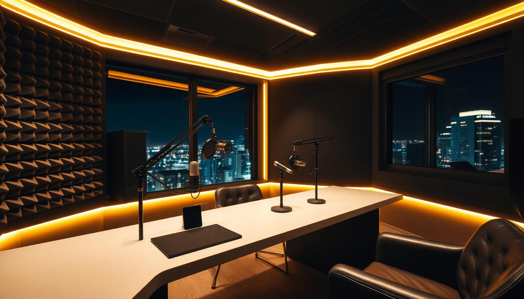 Bling Talks podcast studio